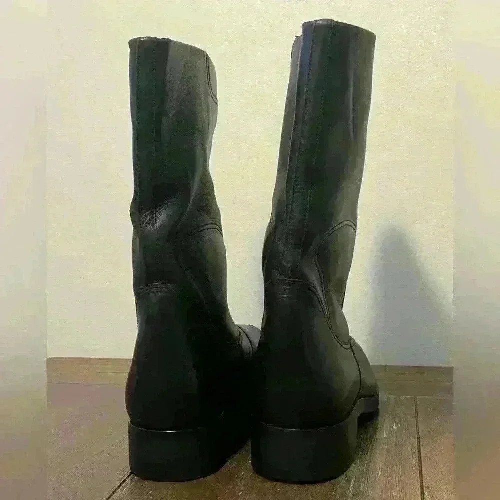 Vintage Arusa Motorcycle Boots 70’s New Mens size 8.5 - Picture 8 of 12